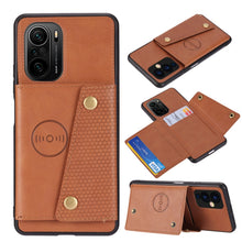 Load image into Gallery viewer, Double Buckle PU + TPU Shockproof Magnetic Protective Case with Card Slot &amp; Holder, For OnePlus 9, For OnePlus 9 Pro, For Xiaomi Redmi K40, For Xiaomi Redmi Note 9 4G, For Xiaomi Redmi Note 10, For Samsung Galaxy A32 4G