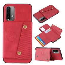 Load image into Gallery viewer, Double Buckle PU + TPU Shockproof Magnetic Protective Case with Card Slot &amp; Holder, For OnePlus 9, For OnePlus 9 Pro, For Xiaomi Redmi K40, For Xiaomi Redmi Note 9 4G, For Xiaomi Redmi Note 10, For Samsung Galaxy A32 4G