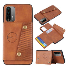 Load image into Gallery viewer, Double Buckle PU + TPU Shockproof Magnetic Protective Case with Card Slot &amp; Holder, For OnePlus 9, For OnePlus 9 Pro, For Xiaomi Redmi K40, For Xiaomi Redmi Note 9 4G, For Xiaomi Redmi Note 10, For Samsung Galaxy A32 4G