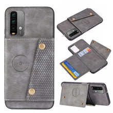 Load image into Gallery viewer, Double Buckle PU + TPU Shockproof Magnetic Protective Case with Card Slot &amp; Holder, For OnePlus 9, For OnePlus 9 Pro, For Xiaomi Redmi K40, For Xiaomi Redmi Note 9 4G, For Xiaomi Redmi Note 10, For Samsung Galaxy A32 4G