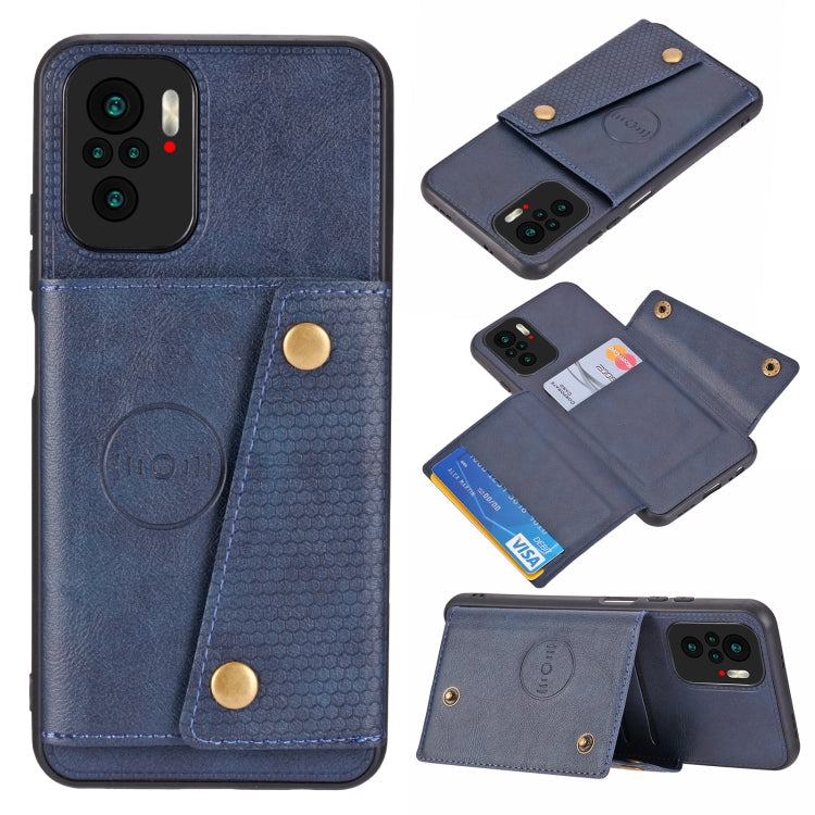 Double Buckle PU + TPU Shockproof Magnetic Protective Case with Card Slot & Holder, For OnePlus 9, For OnePlus 9 Pro, For Xiaomi Redmi K40, For Xiaomi Redmi Note 9 4G, For Xiaomi Redmi Note 10, For Samsung Galaxy A32 4G