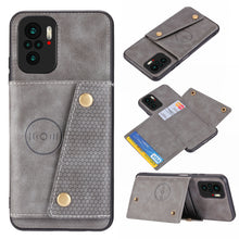 Load image into Gallery viewer, Double Buckle PU + TPU Shockproof Magnetic Protective Case with Card Slot &amp; Holder, For OnePlus 9, For OnePlus 9 Pro, For Xiaomi Redmi K40, For Xiaomi Redmi Note 9 4G, For Xiaomi Redmi Note 10, For Samsung Galaxy A32 4G