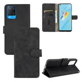 Solid Color Skin Feel Magnetic Buckle Horizontal Flip Calf Texture PU Leather Case with Holder & Card Slots & Wallet, For OPPO A54 4G, For Samsung Galaxy S21 FE, For OPPO F19 Pro / A94, For HTC Desire 21 Pro 5G, For Realme 8 / Realme 8 Pro             ...