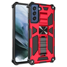 Load image into Gallery viewer, Shockproof TPU + PC Magnetic Protective Case with Holder, For Samsung Galaxy S21 FE