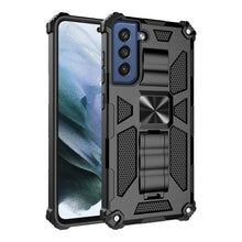 Load image into Gallery viewer, Shockproof TPU + PC Magnetic Protective Case with Holder, For Samsung Galaxy S21 FE