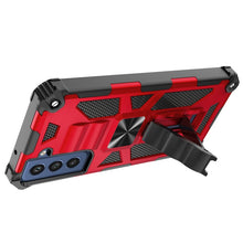 Load image into Gallery viewer, Shockproof TPU + PC Magnetic Protective Case with Holder, For Samsung Galaxy S21 FE