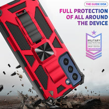 Load image into Gallery viewer, Shockproof TPU + PC Magnetic Protective Case with Holder, For Samsung Galaxy S21 FE