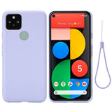 Solid Color Liquid Silicone Dropproof Full Coverage Protective Case, For Google Pixel 5A, For OnePlus 9 Pro, For Motorola Moto G 5G, For Motorola Moto G 5G Plus, For Motorola Moto G30 / G10, For Xiaomi Redmi Note 10 Pro Max, For Xiaomi Redmi Note 10S