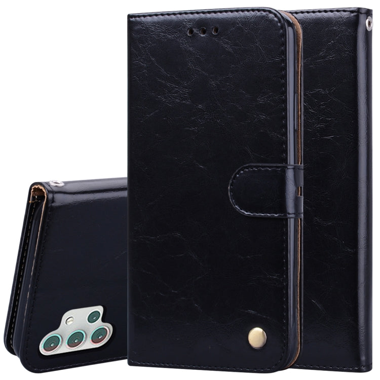 Business Style Oil Wax Texture Horizontal Flip Leather Case with Holder & Card Slots & Wallet, For Samsung Galaxy A12, For Samsung Galaxy A32 4G, For Samsung Galaxy A32 5G, For Samsung Galaxy A42 5G, For Samsung Galaxy A52 5G / 4G                      ...