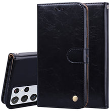 Load image into Gallery viewer, Business Style Oil Wax Texture Horizontal Flip Leather Case with Holder &amp; Card Slots &amp; Wallet, For Samsung Galaxy A12, For Samsung Galaxy A32 4G, For Samsung Galaxy A32 5G, For Samsung Galaxy A42 5G, For Samsung Galaxy A52 5G / 4G                      ...