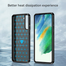 Load image into Gallery viewer, Brushed Texture Carbon Fiber TPU Case, For Samsung Galaxy S21 FE