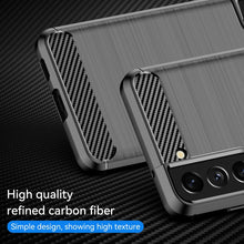 Load image into Gallery viewer, Brushed Texture Carbon Fiber TPU Case, For Samsung Galaxy S21 FE