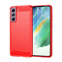 Load image into Gallery viewer, Brushed Texture Carbon Fiber TPU Case, For Samsung Galaxy S21 FE