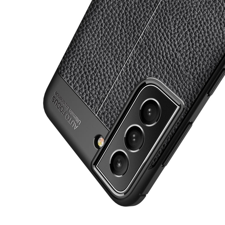 Litchi Texture TPU Shockproof Case, For Samsung Galaxy S21 FE