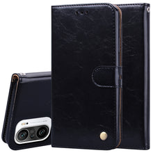 Load image into Gallery viewer, Business Style Oil Wax Texture Horizontal Flip Leather Case with Holder &amp; Card Slots &amp; Wallet, For Xiaomi Redmi 9T, For Xiaomi Redmi Note 9T, For Xiaomi Redmi Note 10, For Xiaomi Redmi K40 / K40 Pro, For Xiaomi Redmi Note 10 Pro, For Xiaomi Mi 10T Pro ...