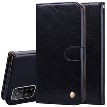 Load image into Gallery viewer, Business Style Oil Wax Texture Horizontal Flip Leather Case with Holder &amp; Card Slots &amp; Wallet, For Xiaomi Redmi 9T, For Xiaomi Redmi Note 9T, For Xiaomi Redmi Note 10, For Xiaomi Redmi K40 / K40 Pro, For Xiaomi Redmi Note 10 Pro, For Xiaomi Mi 10T Pro ...
