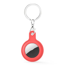 Load image into Gallery viewer, Gel Leather Case Cover with Switchable Keychain Ring for AirTag