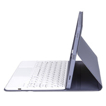 Load image into Gallery viewer, YT098B-A Detachable Candy Color Skin Feel Texture Round Keycap Bluetooth Keyboard Leather Case with Touch Control For iPad Air 11 2024 / 2025 / Air 4 10.9 2020 / Air 5 10.9 2022 (Purple)                                                                  ...