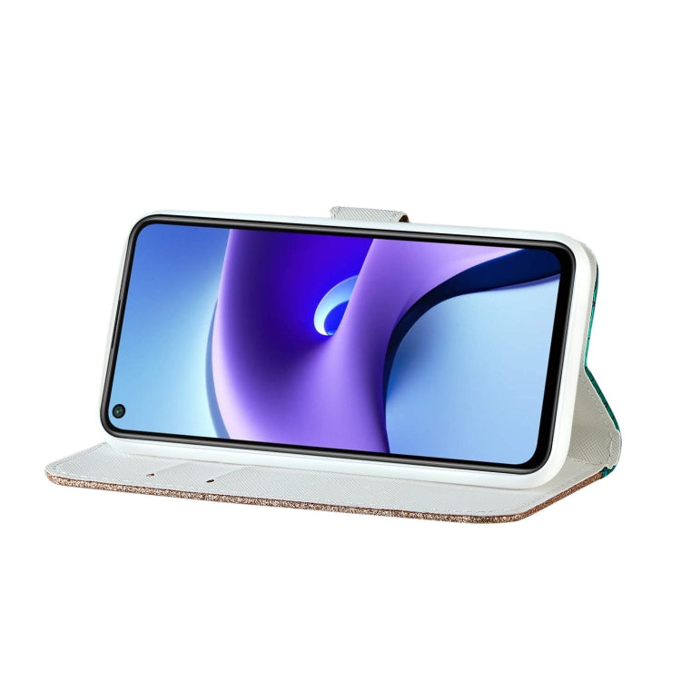 Laser Glitter Powder Matching Crocodile Texture Horizontal Flip Leather Case with Card Slots & Holder & Wallet, For Xiaomi Redmi Note 9 5G, For Xiaomi Redmi Note 10 4G, For Xiaomi Redmi Note 10 Pro, For Samsung Galaxy A02 / M02                         ...