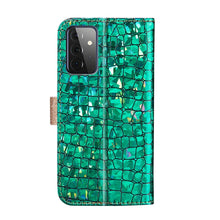 Load image into Gallery viewer, Laser Glitter Powder Matching Crocodile Texture Horizontal Flip Leather Case with Card Slots &amp; Holder &amp; Wallet, For Samsung Galaxy A72 5G / 4G, For Samsung Galaxy S21 FE
