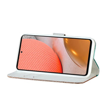Load image into Gallery viewer, Laser Glitter Powder Matching Crocodile Texture Horizontal Flip Leather Case with Card Slots &amp; Holder &amp; Wallet, For Samsung Galaxy A72 5G / 4G, For Samsung Galaxy S21 FE