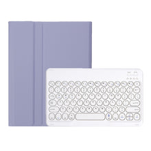 Load image into Gallery viewer, YT11B Detachable Candy Color Skin Feel Texture Round Keycap Bluetooth Keyboard Leather Case For iPad Air 4 2020 / Air 5 2022 / Pro 11 inch 2022 / 2021 / 2020 / 2018(White Ice), For iPad 9.7 inch 2018 &amp; 2017 / Pro 9.7 inch / Air 2 / Air                 ...