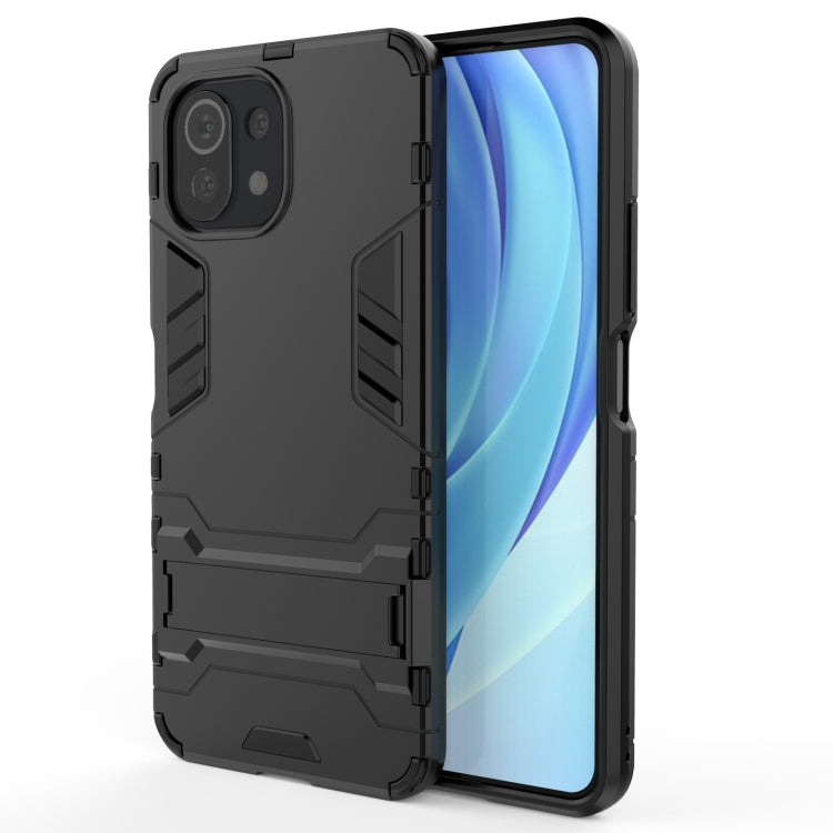 Shockproof PC + TPU Protective Case with Hidden Holder, For OnePlus 9R, For Xiaomi Mi 11 Lite, For Xiaomi Mi 11 Pro