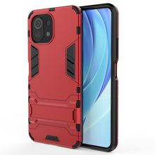 Load image into Gallery viewer, Shockproof PC + TPU Protective Case with Hidden Holder, For OnePlus 9R, For Xiaomi Mi 11 Lite, For Xiaomi Mi 11 Pro