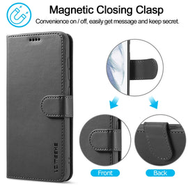 LC.IMEEKE Calf Texture Horizontal Flip Leather Case, with Holder & Card Slots & Wallet, For Samsung Galaxy S21 FE