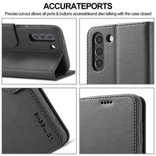 Load image into Gallery viewer, LC.IMEEKE Calf Texture Horizontal Flip Leather Case, with Holder &amp; Card Slots &amp; Wallet, For Samsung Galaxy S21 FE