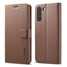 Load image into Gallery viewer, LC.IMEEKE Calf Texture Horizontal Flip Leather Case, with Holder &amp; Card Slots &amp; Wallet, For Samsung Galaxy S21 FE