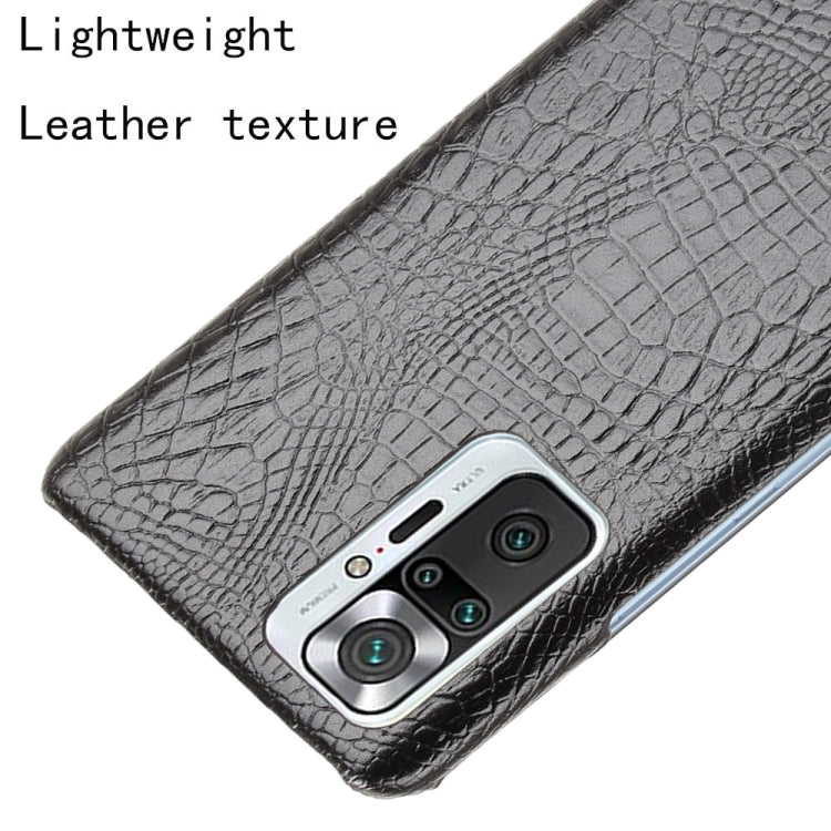 Shockproof Crocodile Texture PC + PU Case, For Xiaomi Redmi Note 10 Pro (India version) / Note 10 Pro Max, For Xiaomi Mi 11 Lite