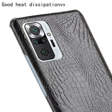 Load image into Gallery viewer, Shockproof Crocodile Texture PC + PU Case, For Xiaomi Redmi Note 10 Pro (India version) / Note 10 Pro Max, For Xiaomi Mi 11 Lite