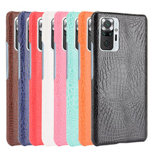 Load image into Gallery viewer, Shockproof Crocodile Texture PC + PU Case, For Xiaomi Redmi Note 10 Pro (India version) / Note 10 Pro Max, For Xiaomi Mi 11 Lite