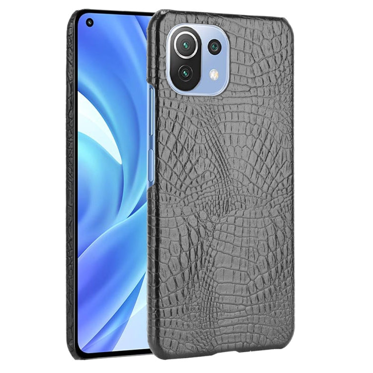 Shockproof Crocodile Texture PC + PU Case, For Xiaomi Redmi Note 10 Pro (India version) / Note 10 Pro Max, For Xiaomi Mi 11 Lite