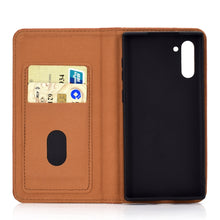 Load image into Gallery viewer, Solid Color Magnetic Horizontal Flip Leather Case with Card Slot &amp; Holder
