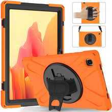 Load image into Gallery viewer, Shockproof Colorful Silicone + PC Protective Case with Holder &amp; Shoulder Strap &amp; Hand Strap, For Samsung Galaxy Tab A7 10.4 2020 T500 / T505, For Samsung Galaxy Tab A 8.4 2020 T307U, For Samsung Galaxy Tab A 10.1 (2019) T515 / T510