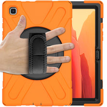 Load image into Gallery viewer, Shockproof Colorful Silicone + PC Protective Case with Holder &amp; Shoulder Strap &amp; Hand Strap, For Samsung Galaxy Tab A7 10.4 2020 T500 / T505, For Samsung Galaxy Tab A 8.4 2020 T307U, For Samsung Galaxy Tab A 10.1 (2019) T515 / T510