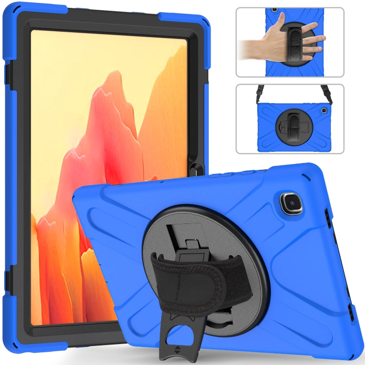 Shockproof Colorful Silicone + PC Protective Case with Holder & Shoulder Strap & Hand Strap, For Samsung Galaxy Tab A7 10.4 2020 T500 / T505, For Samsung Galaxy Tab A 8.4 2020 T307U, For Samsung Galaxy Tab A 10.1 (2019) T515 / T510