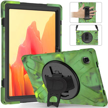 Load image into Gallery viewer, Shockproof Colorful Silicone + PC Protective Case with Holder &amp; Shoulder Strap &amp; Hand Strap, For Samsung Galaxy Tab A7 10.4 2020 T500 / T505, For Samsung Galaxy Tab A 8.4 2020 T307U, For Samsung Galaxy Tab A 10.1 (2019) T515 / T510