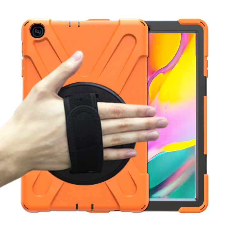Shockproof Colorful Silicone + PC Protective Case with Holder & Shoulder Strap & Hand Strap, For Samsung Galaxy Tab A7 10.4 2020 T500 / T505, For Samsung Galaxy Tab A 8.4 2020 T307U, For Samsung Galaxy Tab A 10.1 (2019) T515 / T510