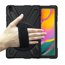 Load image into Gallery viewer, Shockproof Colorful Silicone + PC Protective Case with Holder &amp; Shoulder Strap &amp; Hand Strap, For Samsung Galaxy Tab A7 10.4 2020 T500 / T505, For Samsung Galaxy Tab A 8.4 2020 T307U, For Samsung Galaxy Tab A 10.1 (2019) T515 / T510