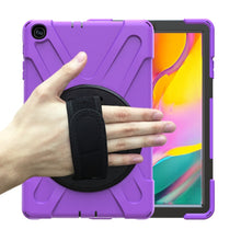 Load image into Gallery viewer, Shockproof Colorful Silicone + PC Protective Case with Holder &amp; Shoulder Strap &amp; Hand Strap, For Samsung Galaxy Tab A7 10.4 2020 T500 / T505, For Samsung Galaxy Tab A 8.4 2020 T307U, For Samsung Galaxy Tab A 10.1 (2019) T515 / T510