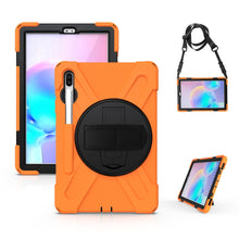Load image into Gallery viewer, Shockproof Colorful Silicone + PC Protective Case with Holder &amp; Shoulder Strap &amp; Hand Strap &amp; Pen Slot, For Samsung Galaxy Tab S6 10.5 inch T860 / T865