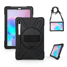 Load image into Gallery viewer, Shockproof Colorful Silicone + PC Protective Case with Holder &amp; Shoulder Strap &amp; Hand Strap &amp; Pen Slot, For Samsung Galaxy Tab S6 10.5 inch T860 / T865