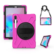 Load image into Gallery viewer, Shockproof Colorful Silicone + PC Protective Case with Holder &amp; Shoulder Strap &amp; Hand Strap &amp; Pen Slot, For Samsung Galaxy Tab S6 10.5 inch T860 / T865