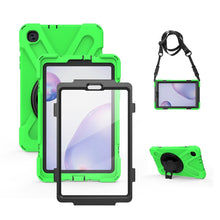 Load image into Gallery viewer, Shockproof Colorful Silicone + PC Protective Case with Holder &amp; Shoulder Strap &amp; Hand Strap &amp; Screen Protector, For Samsung Galaxy Tab A7 10.4 2020 T500 / T505, For Samsung Galaxy Tab A 8.4 2020 T307U