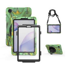 Load image into Gallery viewer, Shockproof Colorful Silicone + PC Protective Case with Holder &amp; Shoulder Strap &amp; Hand Strap &amp; Screen Protector, For Samsung Galaxy Tab A7 10.4 2020 T500 / T505, For Samsung Galaxy Tab A 8.4 2020 T307U