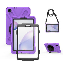 Load image into Gallery viewer, Shockproof Colorful Silicone + PC Protective Case with Holder &amp; Shoulder Strap &amp; Hand Strap &amp; Screen Protector, For Samsung Galaxy Tab A7 10.4 2020 T500 / T505, For Samsung Galaxy Tab A 8.4 2020 T307U
