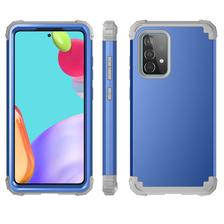 PC + Silicone Three-piece Shockproof Protection Case, For Samsung Galaxy A52 4G / 5G, For Samsung Galaxy A72 4G / 5G
